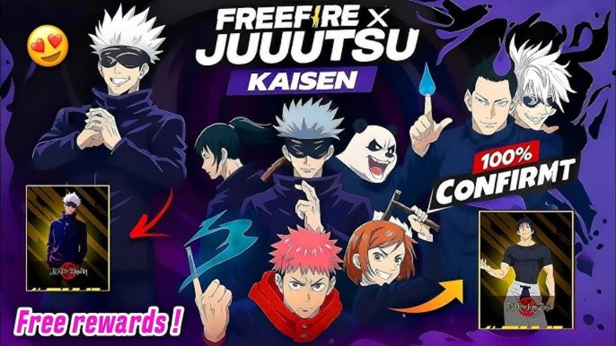 Free Fire MAX × Jujutsu Kaisen Collaboration