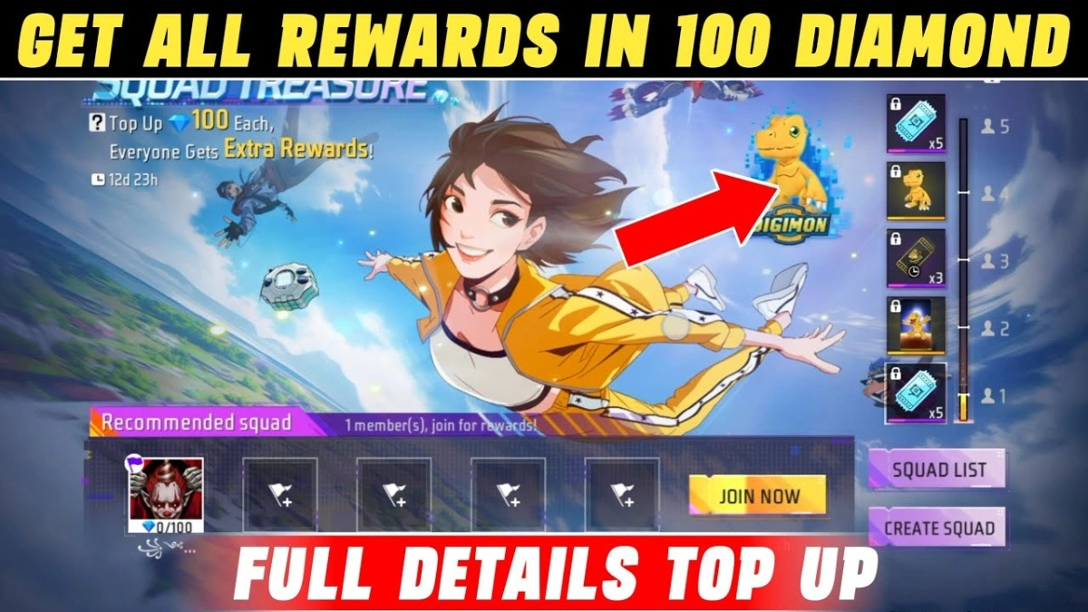 Free Fire Squad Treasure