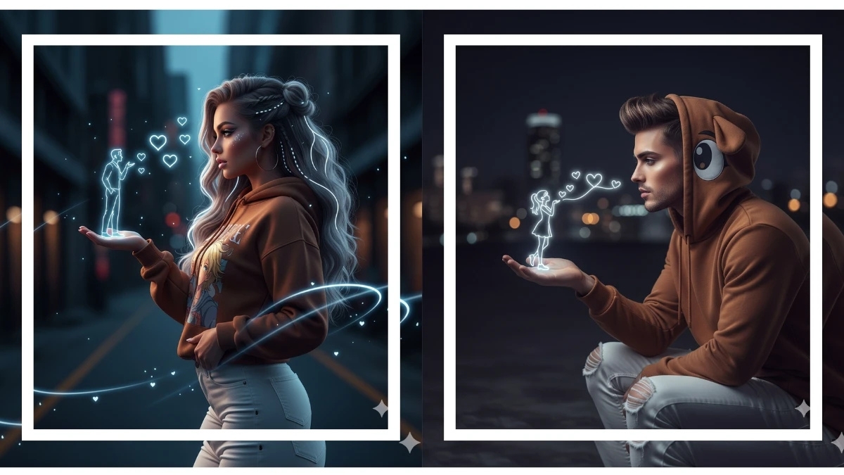 Gemini AI Miniature Portrait Prompts: Create Ultra-Realistic Neon Fantasy Edits
