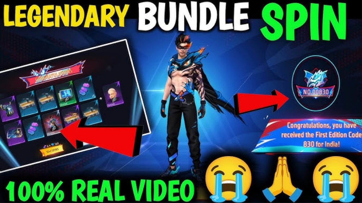 Free Fire Legendary Bundle One Spin Trick