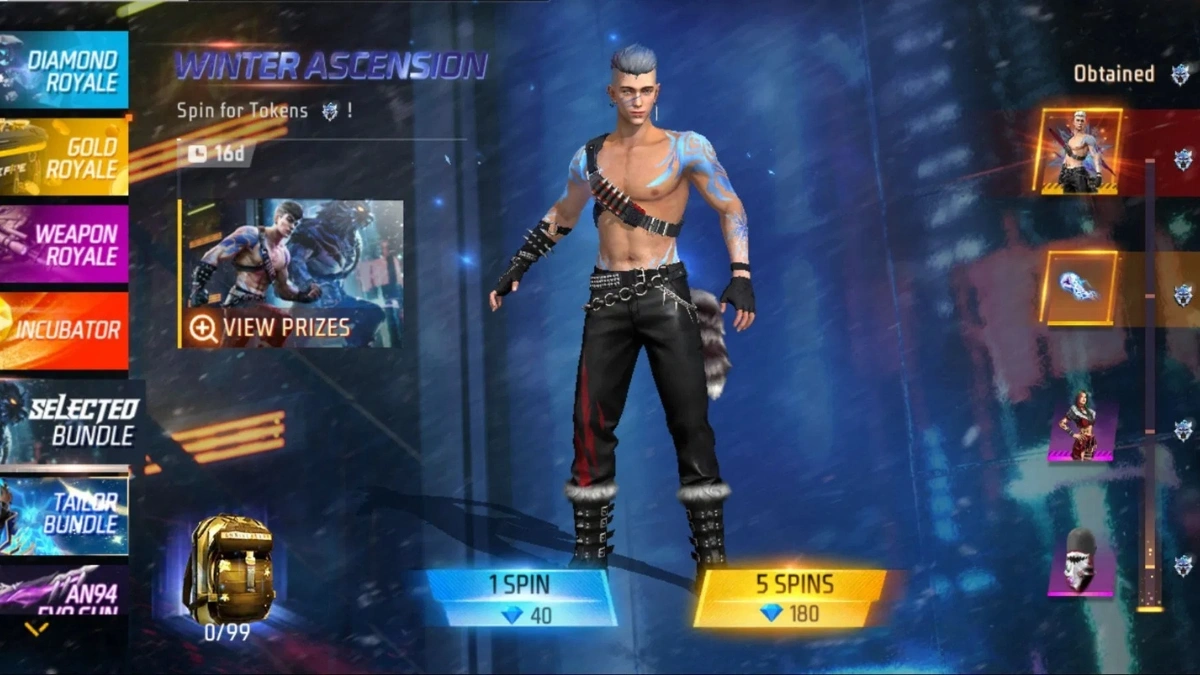 Free Fire Cannibal Havoc Bundle