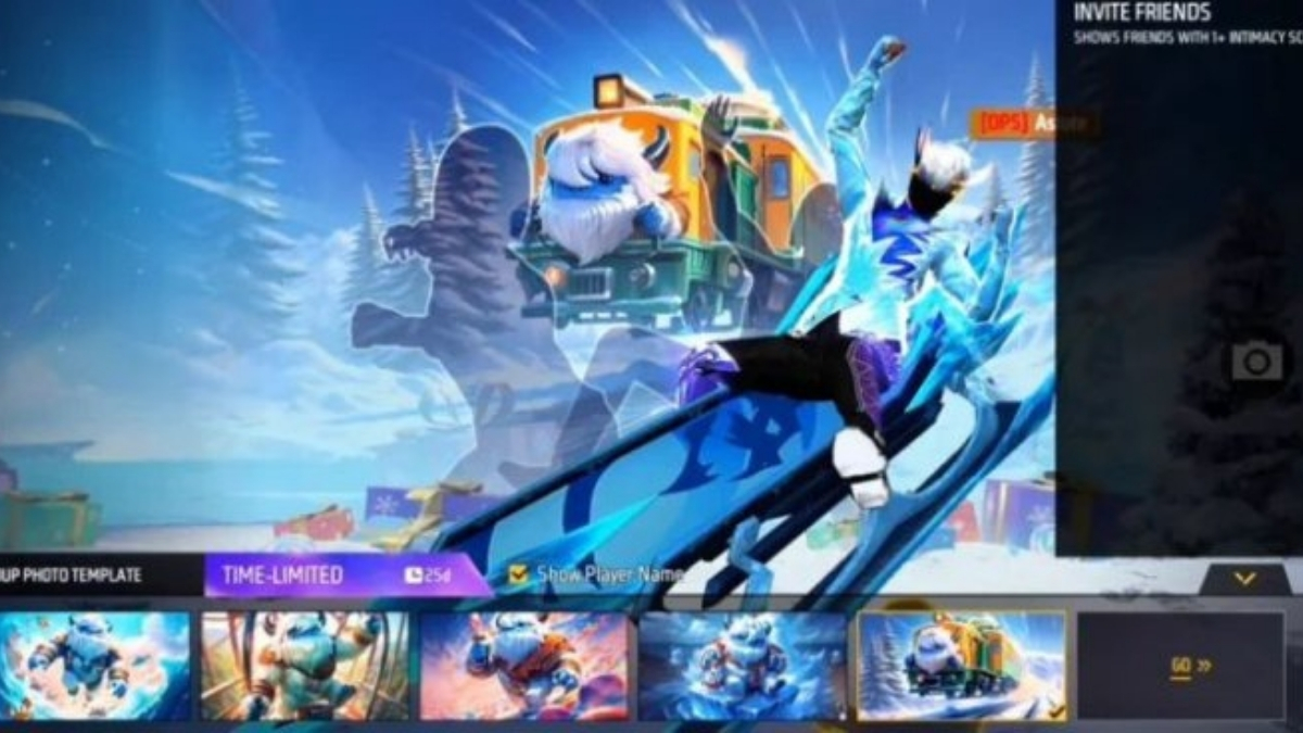 Free Fire Winterland Dreamspace Event