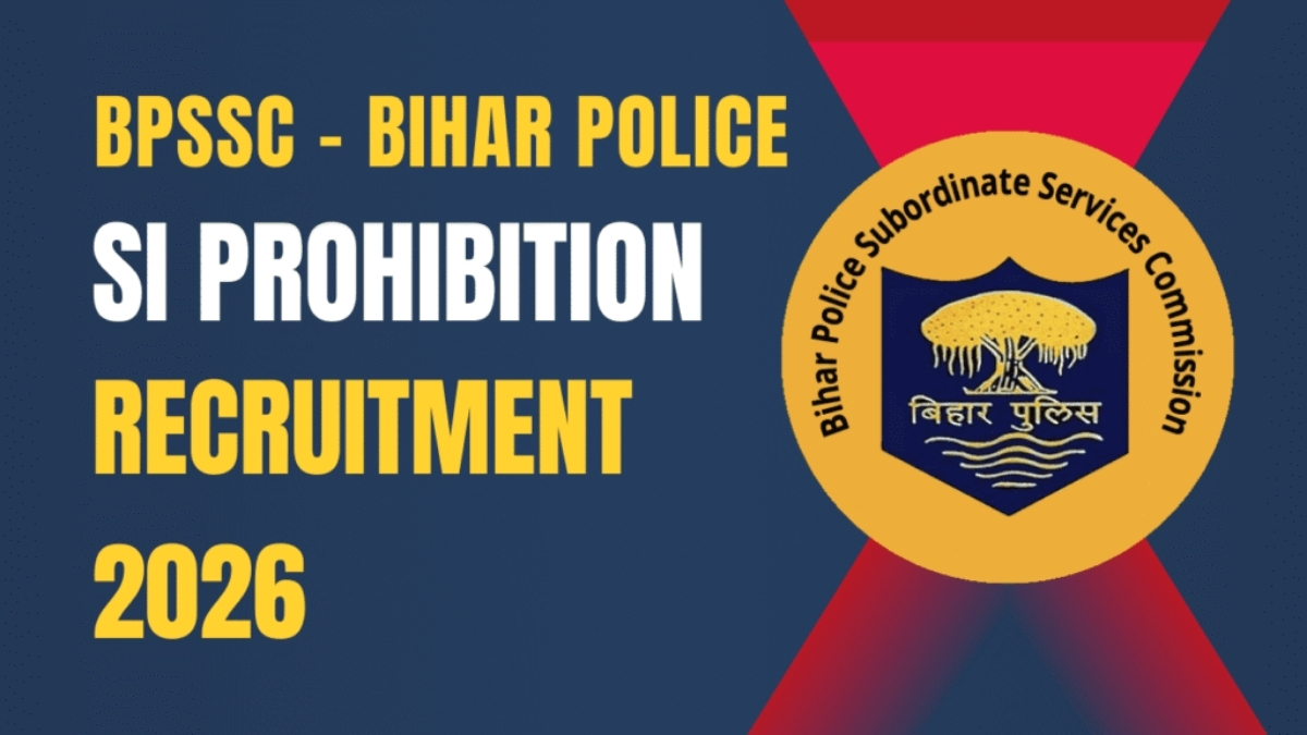 BPSSC SI Prohibition Recruitment 2026