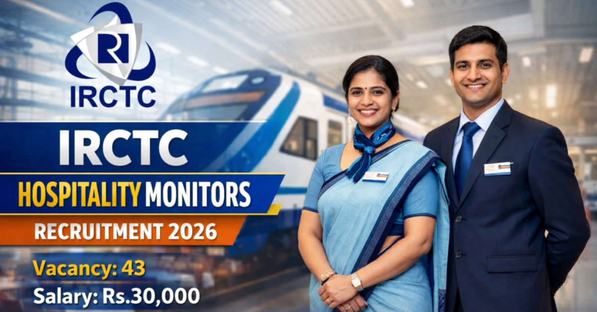 IRCTC Hospitality Monitor Recruitment 