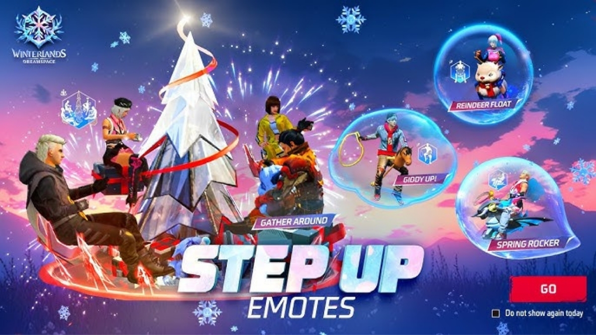 Free Fire Emote Step Up Event