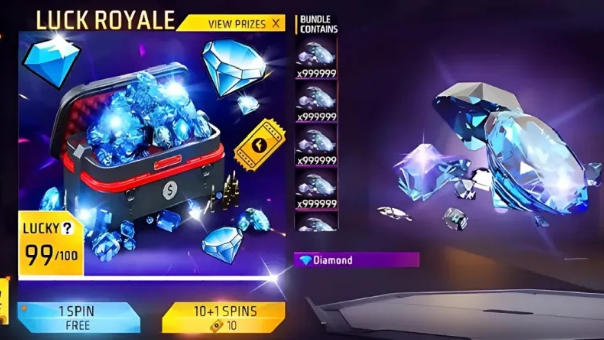 Free Fire Diamond 99999
