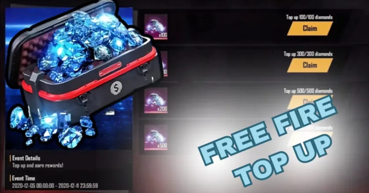Free Fire 20 Diamond Top Up