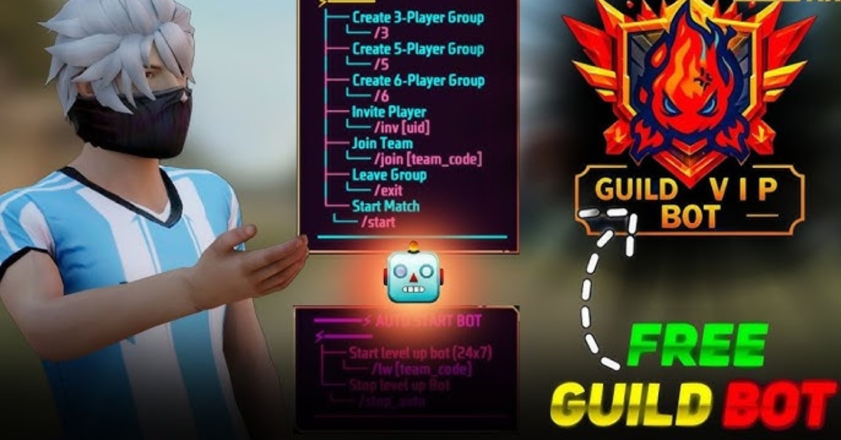 Free Fire Guild Glory Bot Source Code
