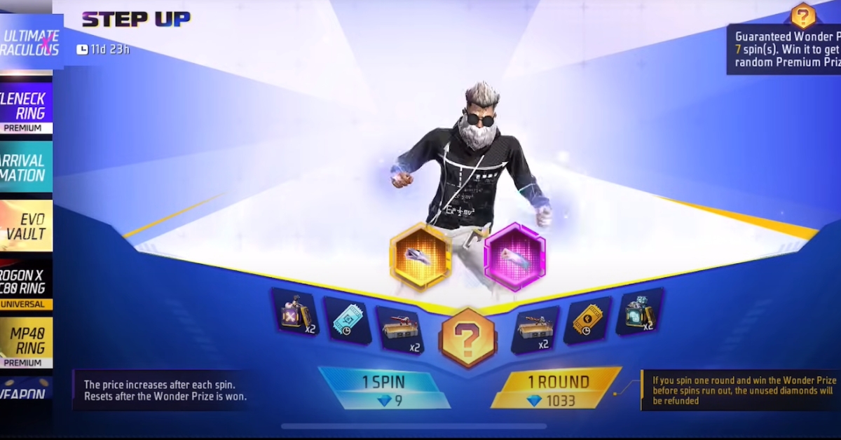 Free Fire MAX Step Up Event 2026