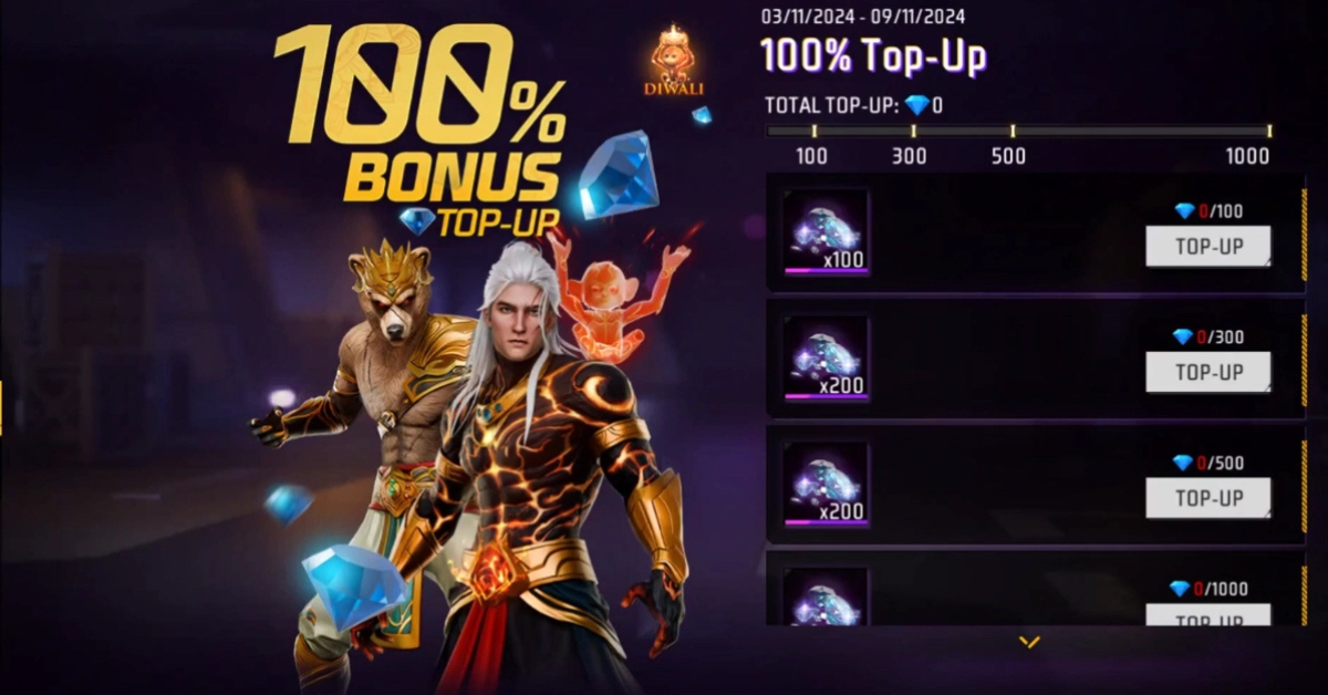 Free Fire Double Diamond Top Up 2026