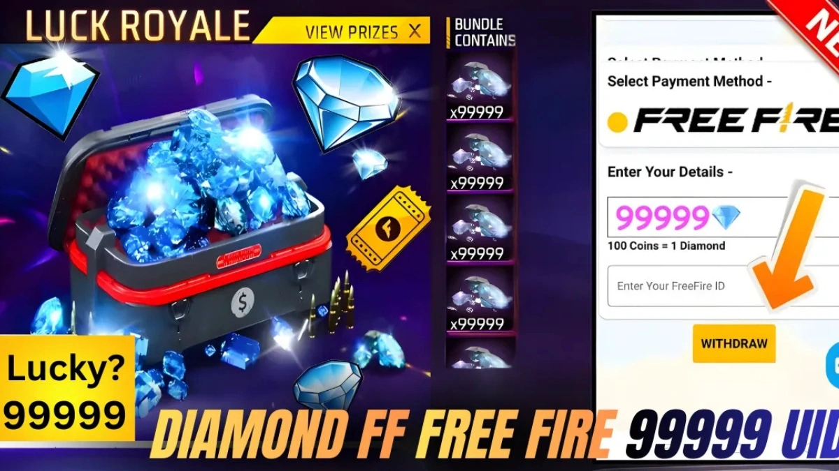 Diamond FF Free Fire 99999 UID