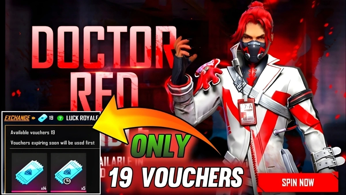 Free Fire Doctor Red Bundle 2025