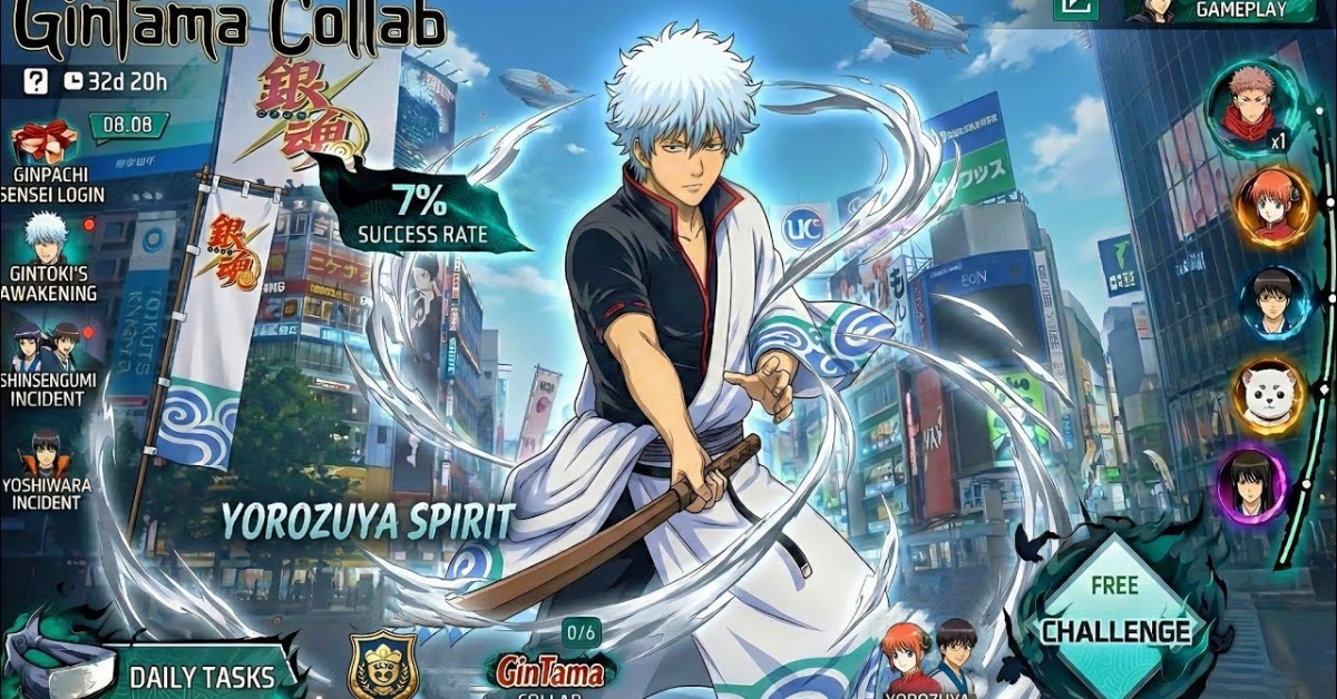 Free Fire x Gintama Collaboration