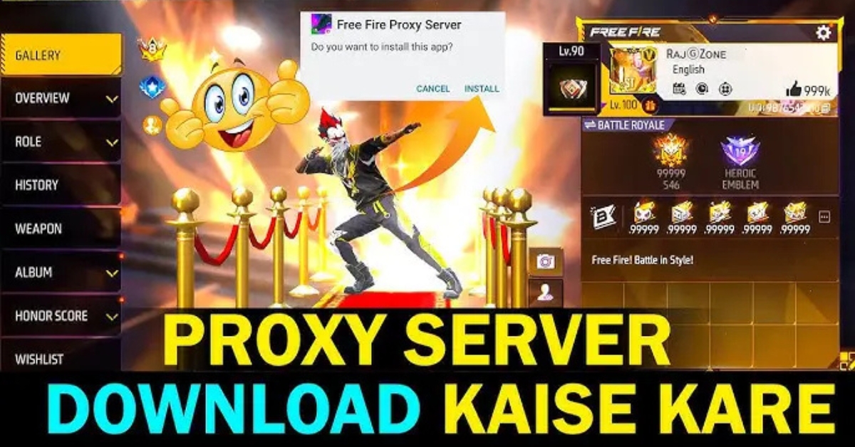 Free Fire VIP Proxy Server APK